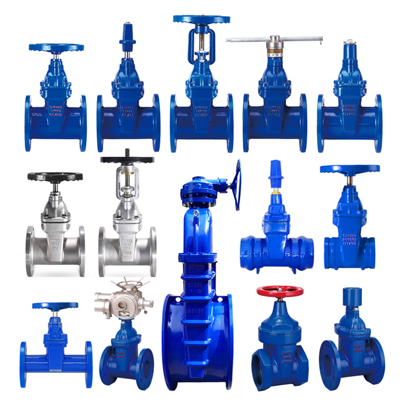 OEM ODM wellhead 4 inch resilient seated flange ductile cast iron slide socked gate valves