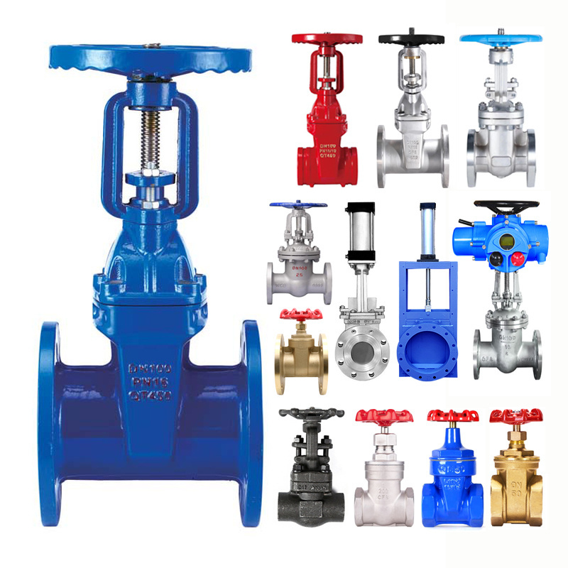 OEM ODM wellhead 4 inch resilient seated flange ductile cast iron slide socked gate valves