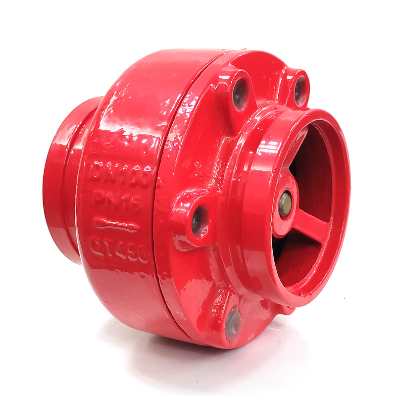 GAOTE brand grooved sound elimination ductile iron lift check valve for water fire fighting