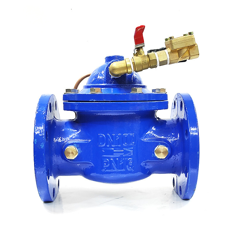 Low price New product 106X Flange Ductile Iron Diaphragm Electric Solenoid remote control float valve