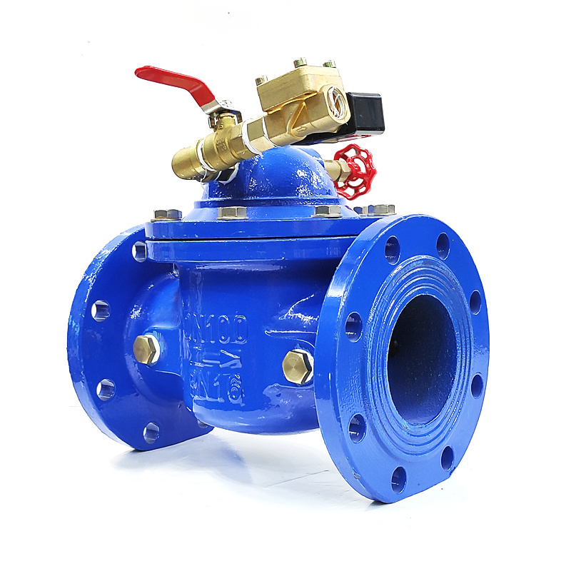 Low price New product 106X Flange Ductile Iron Diaphragm Electric Solenoid remote control float valve