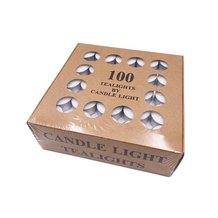 Wholesale Smokeless Unscent White Tea Light Candles