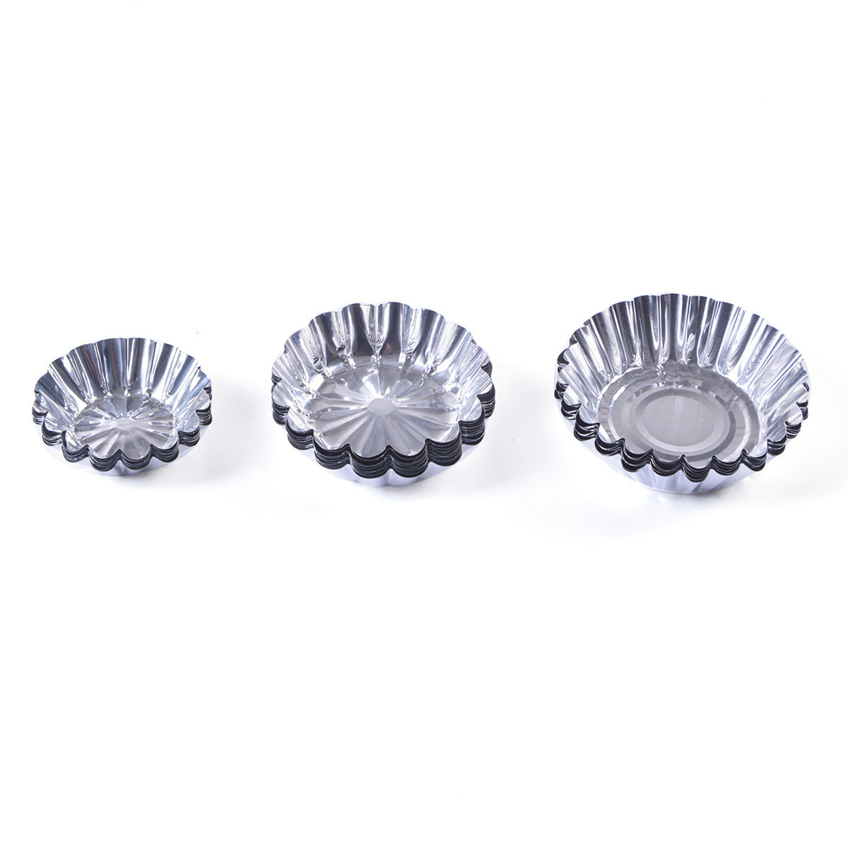 Popular disposable foil baking pie aluminum egg mini egg tart mould alu foil container