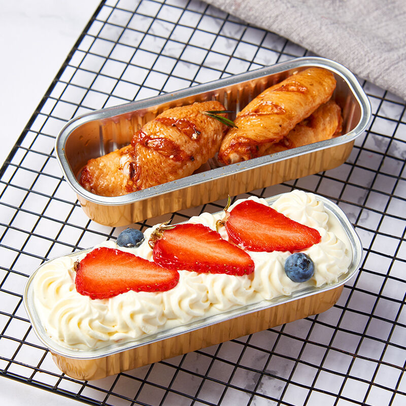 Aluminum foil container cake mold disposable aluminum foil baking tin paper box