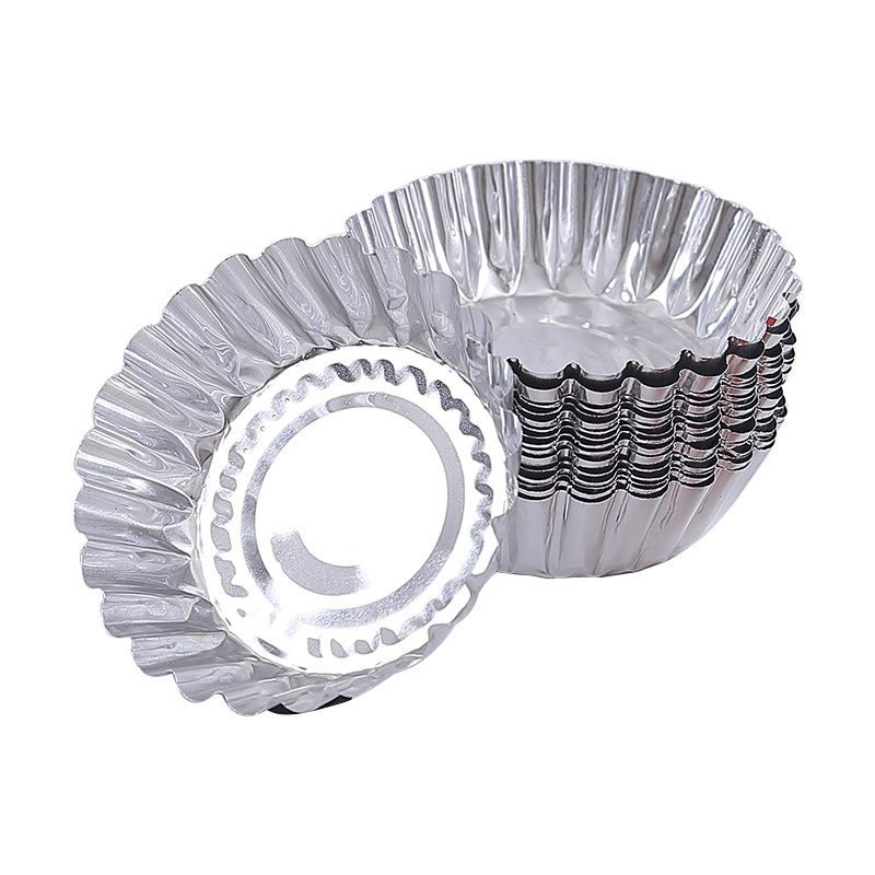 Popular disposable foil baking pie aluminum egg mini egg tart mould alu foil container