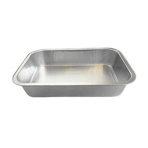 Hot and Cold Use Oblong Lasagnas Pan Take Out Disposable Aluminum Foil Containers with Lids