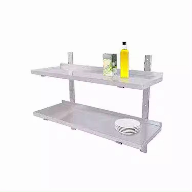 New Design Commercial Kitchen Stainless Steel Wall Shelves Mount Shelf for Sale