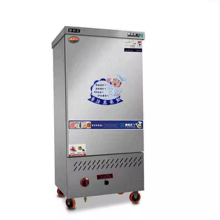 Commercial Kitchen Equipment Seafood Rice Steaming Cart Electric Gas Food Steamed Trolley Steam Cabinet steamer machine for food