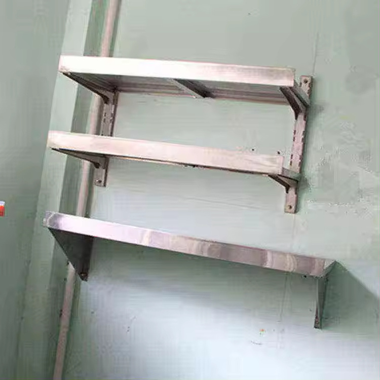 New Design Commercial Kitchen Stainless Steel Wall Shelves Mount Shelf for Sale