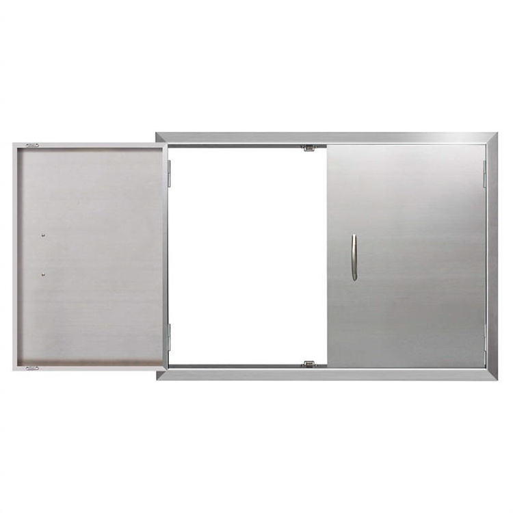 Commercial Kitchen Equipment Bbq Kitchen Cabinet Door Panel Small Set Stainless Steel Outdoor Bbq Door