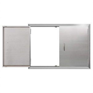 Commercial Kitchen Equipment Bbq Kitchen Cabinet Door Panel Small Set Stainless Steel Outdoor Bbq Door