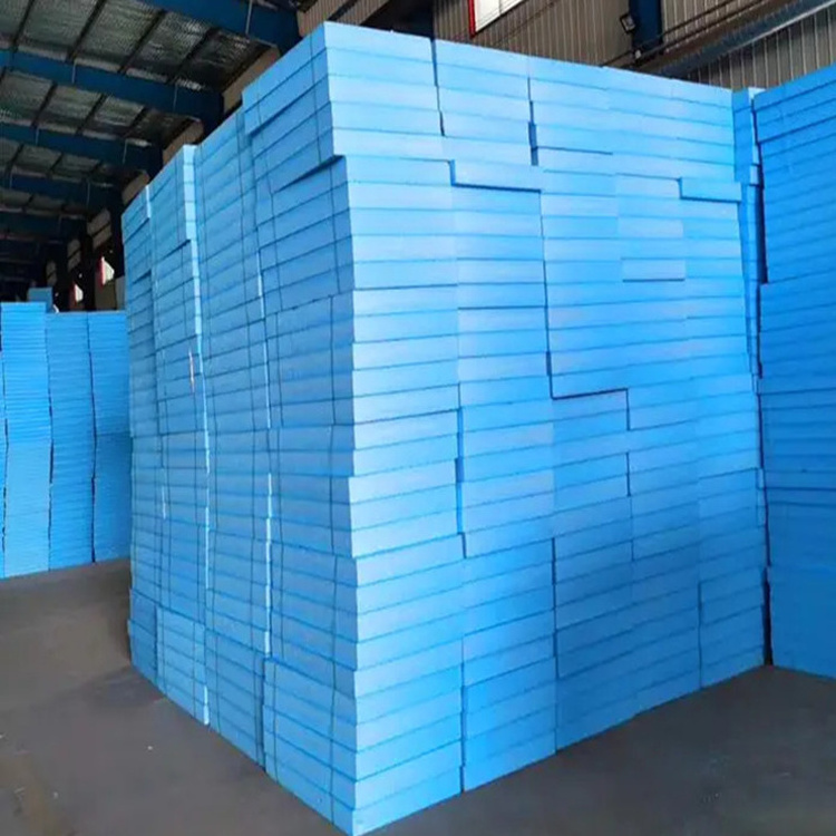 30mm Blue Extruded Polystyrene Density 35Kg/m3 XPS Foam Insulation Board