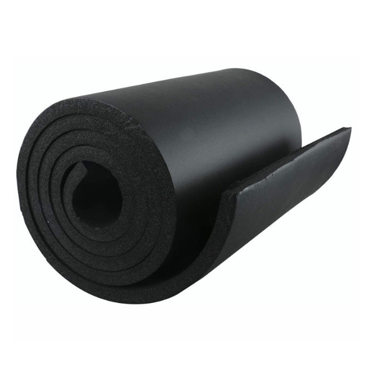 High Density Acoustic Thermal Foam Material Closed Cell Structure Epdm Rubber Foam Sheet Insulation Foam Rubber Board Roll