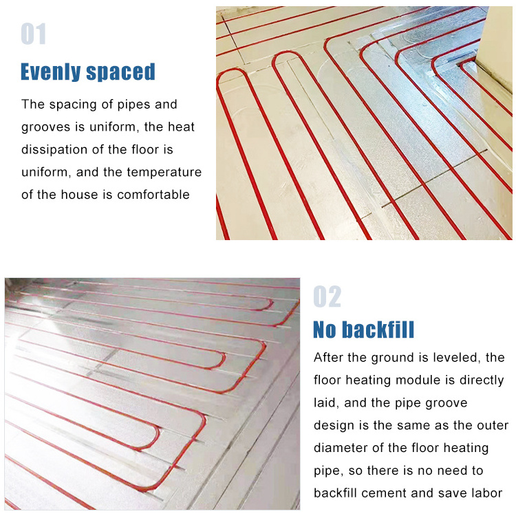 Waterproof Underfloor Water Heating Insulation Xps Foam 6Mm Xps Foam Board 5Mm Polystyrene Foam Board