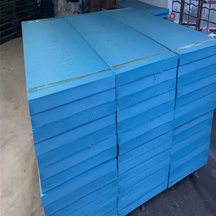 30mm Blue Extruded Polystyrene Density 35Kg/m3 XPS Foam Insulation Board