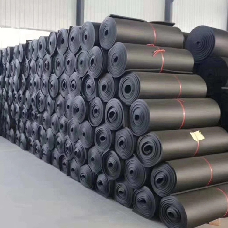 High Density Acoustic Thermal Foam Material Closed Cell Structure Epdm Rubber Foam Sheet Insulation Foam Rubber Board Roll