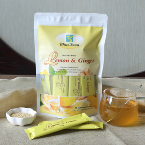 Lemon ginger tea instant granule solid drink source manufacturers