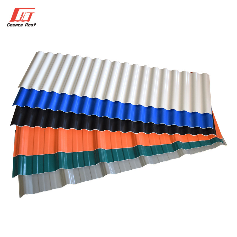 Fireproofing  materials anti-corrosion upvc corrugated plastic insulated pvc plastic tile sheet asa pvc roofing sheet