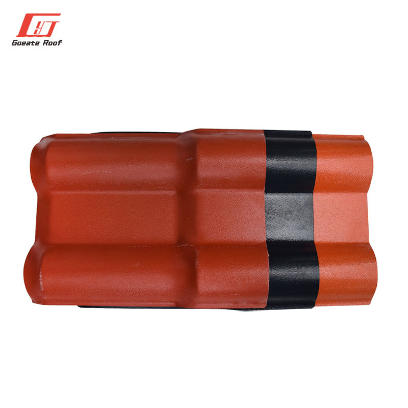 Hot sell corrugated roofing 2.5mm blue spanish synthetic resin roof tile