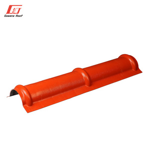 Spanish roofing accessories Main ridge tile Endcap of main ridge tile Tilted ridge tile Tee 3-way synthetic resin roofing sheet