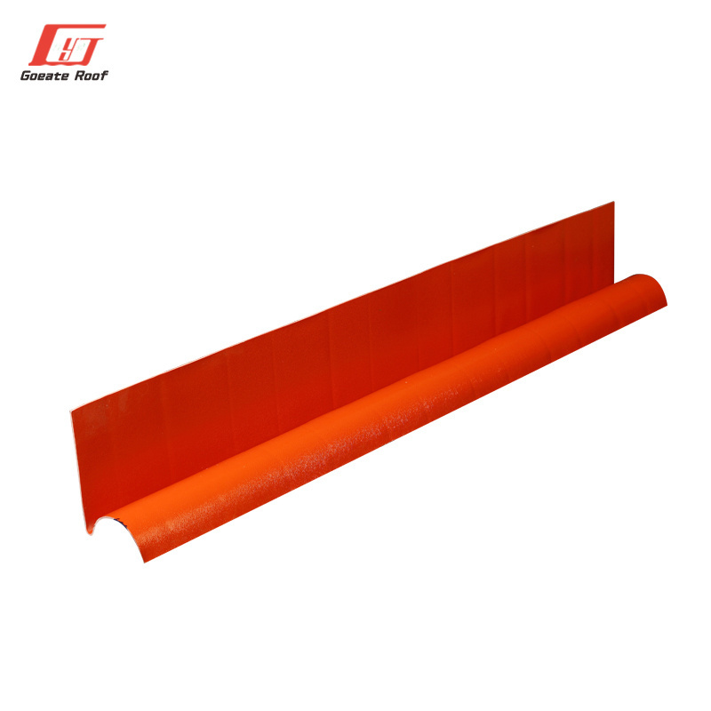 Spanish roofing accessories Main ridge tile Endcap of main ridge tile Tilted ridge tile Tee 3-way synthetic resin roofing sheet