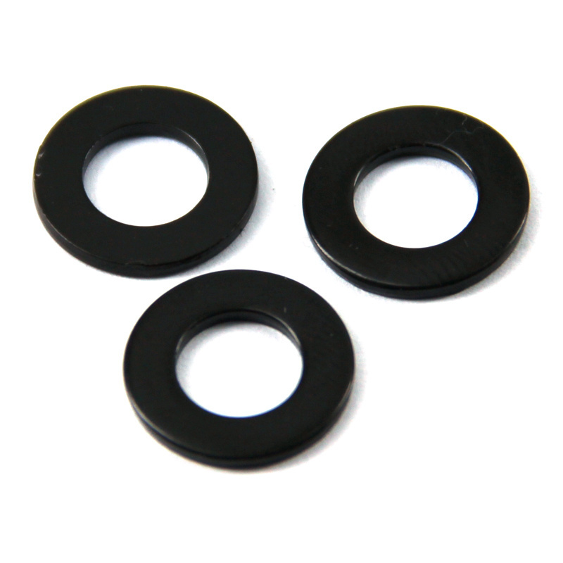 Stainless Steel 304 316 Black Oxide Thin Shim Square Split Spring Lock Flat Washer electrophoretic black black