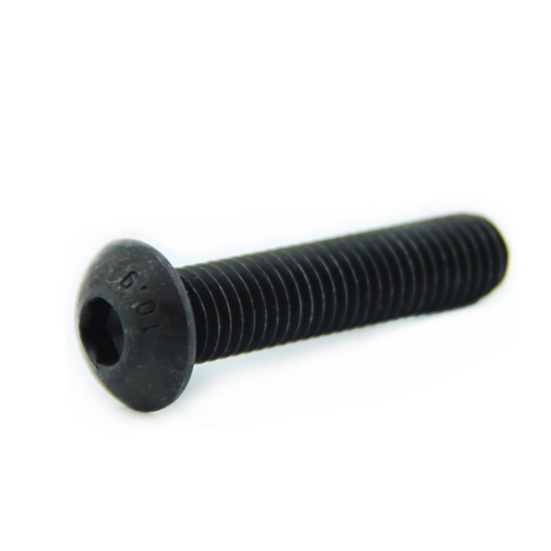 High Grade Alloy Steel 10.9 ISO 7380 Hexagon Socket Button Head Screws Black Oxide Hex Socket Screw Bolt