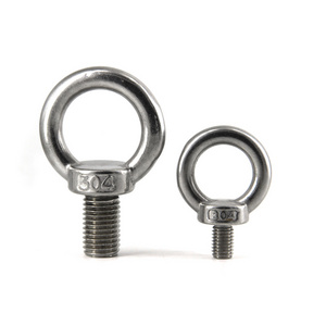 304 Stainless steel eye bolt screw ring furniture hardware stainless steel  lifting ring screw