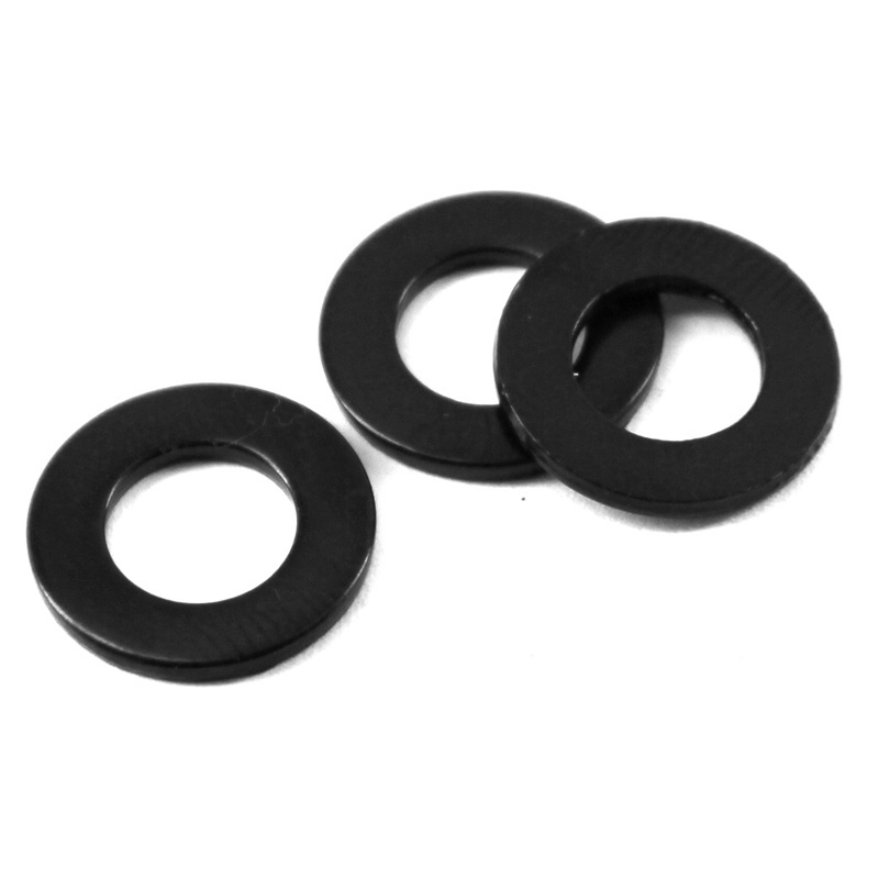 Stainless Steel 304 316 Black Oxide Thin Shim Square Split Spring Lock Flat Washer electrophoretic black black