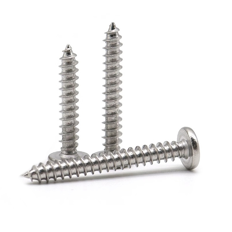 304 stainless steel pan head hexagonal self-tapping furniture self-tapping screws made in China