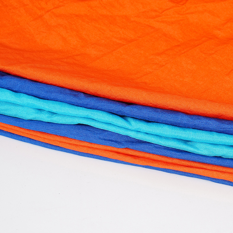 High quality 70D 210T 70GSM crinkle nylon Aerial yoga fabric for outdoor camping hammock fabric