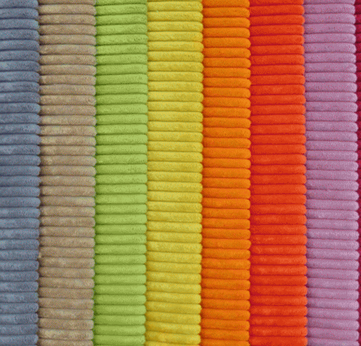 75D Waterproof Breathable Home textile Corduroy Fabric Upholstery For Sofa Furniture Fabric