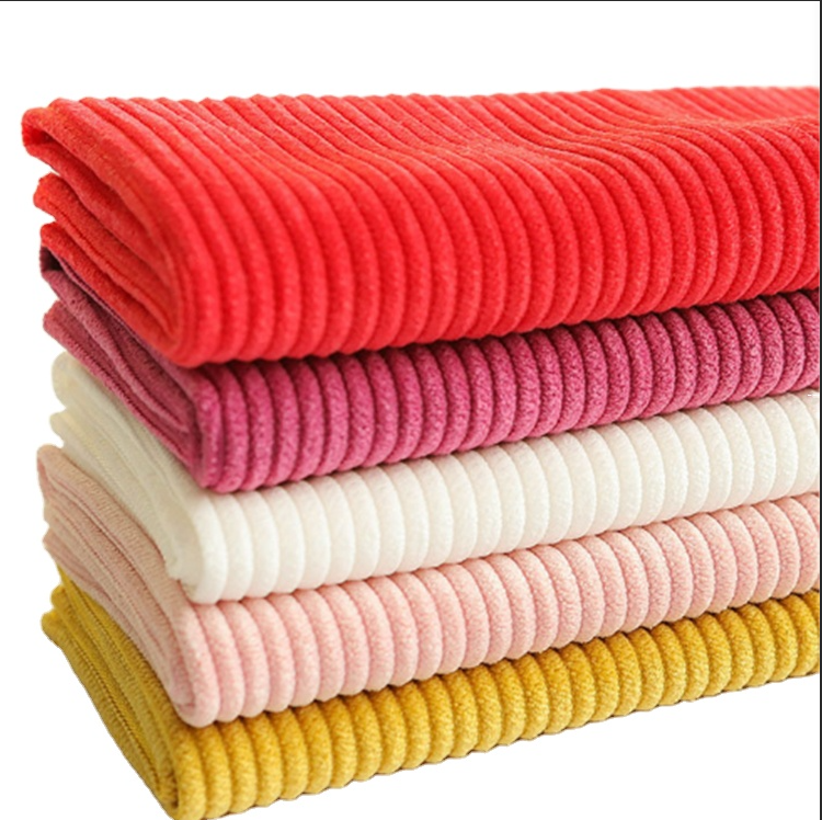 75D Waterproof Breathable Home textile Corduroy Fabric Upholstery For Sofa Furniture Fabric