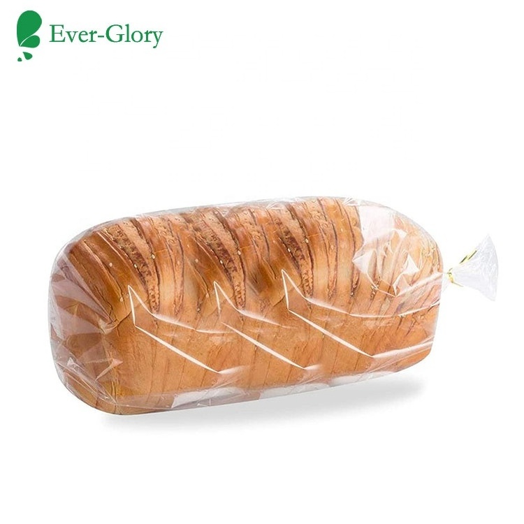 Wholesale supply 1 Mil pack polypropylene bags clear micro perforated bread poly bag for food package