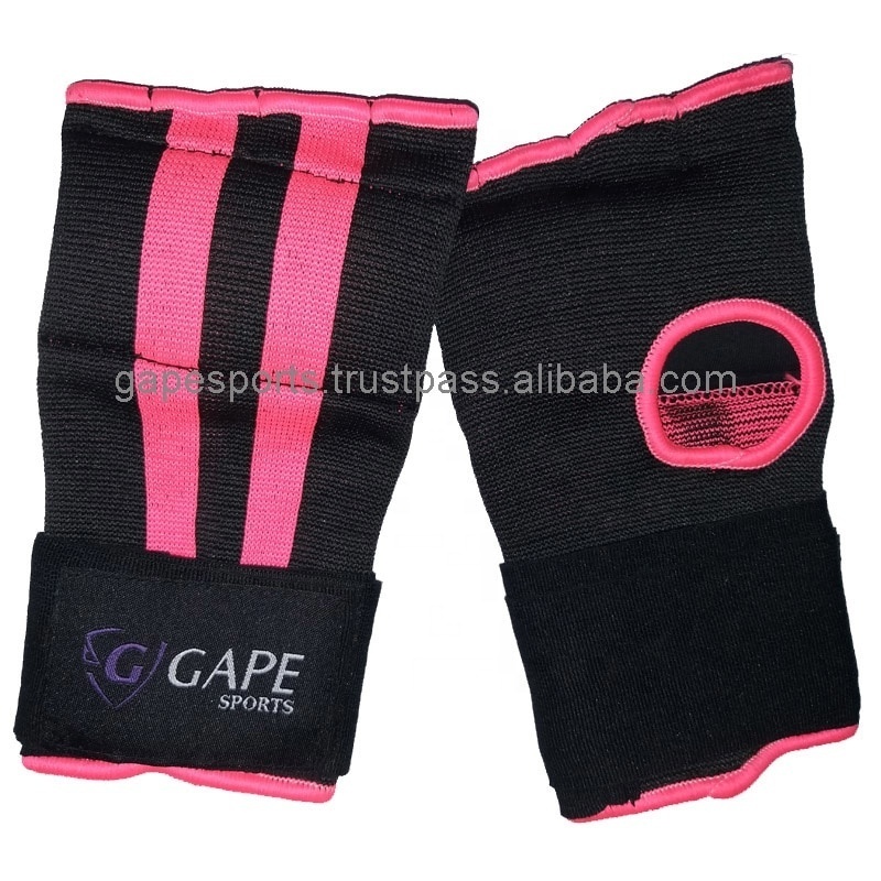 Custom Gel Padded Inner Boxing Hand Wraps Bandages Fist Inner Mitt New Design gel padded Boxing Mitts