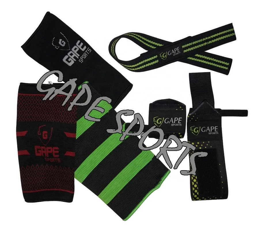 OEM Weightlifting Wrist Wraps Straps Lifting Straps High Quality Weight Lifting Gym Wrist Straps Custom Logo Heavy Duty Cotton