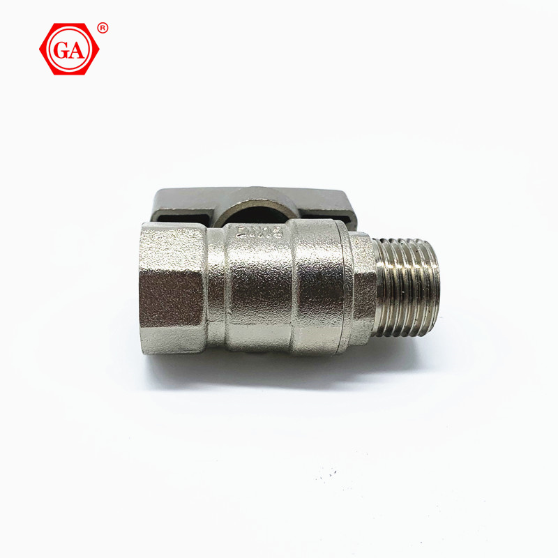 GA-1868 Male And Female heating ball valve brass ball valve  brass fittings