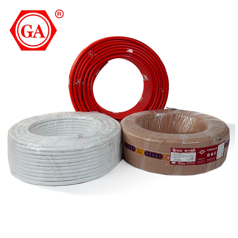 GA brand aluminum plastic pipe PEX AL PEX pe al pe Multilayer pipe 1216 1418  1620  2025  2632