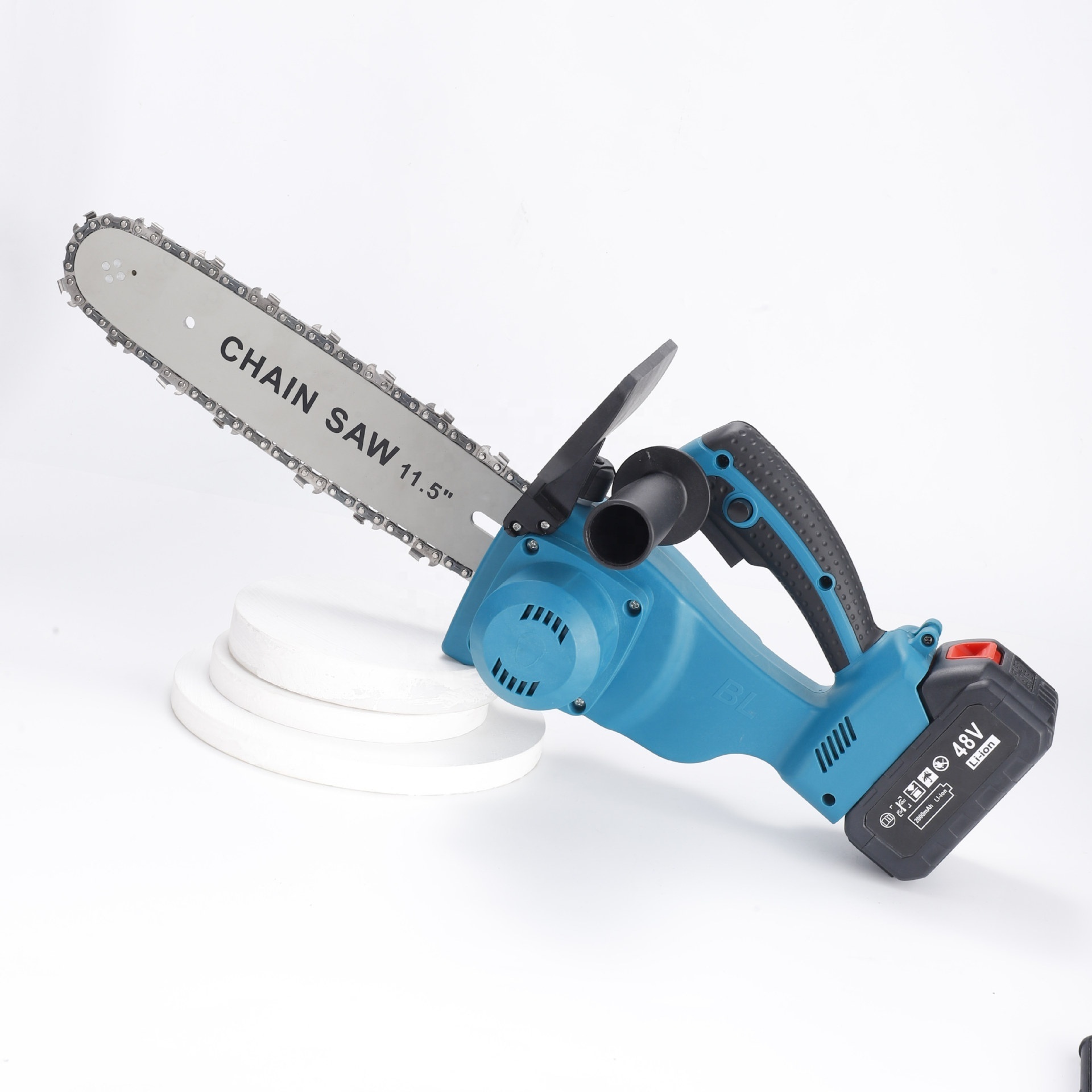 Industrial Mini Electric Chain Saw One-Hand Woodworking Lithium Battery Pruning Chainsaw Wood Cutter