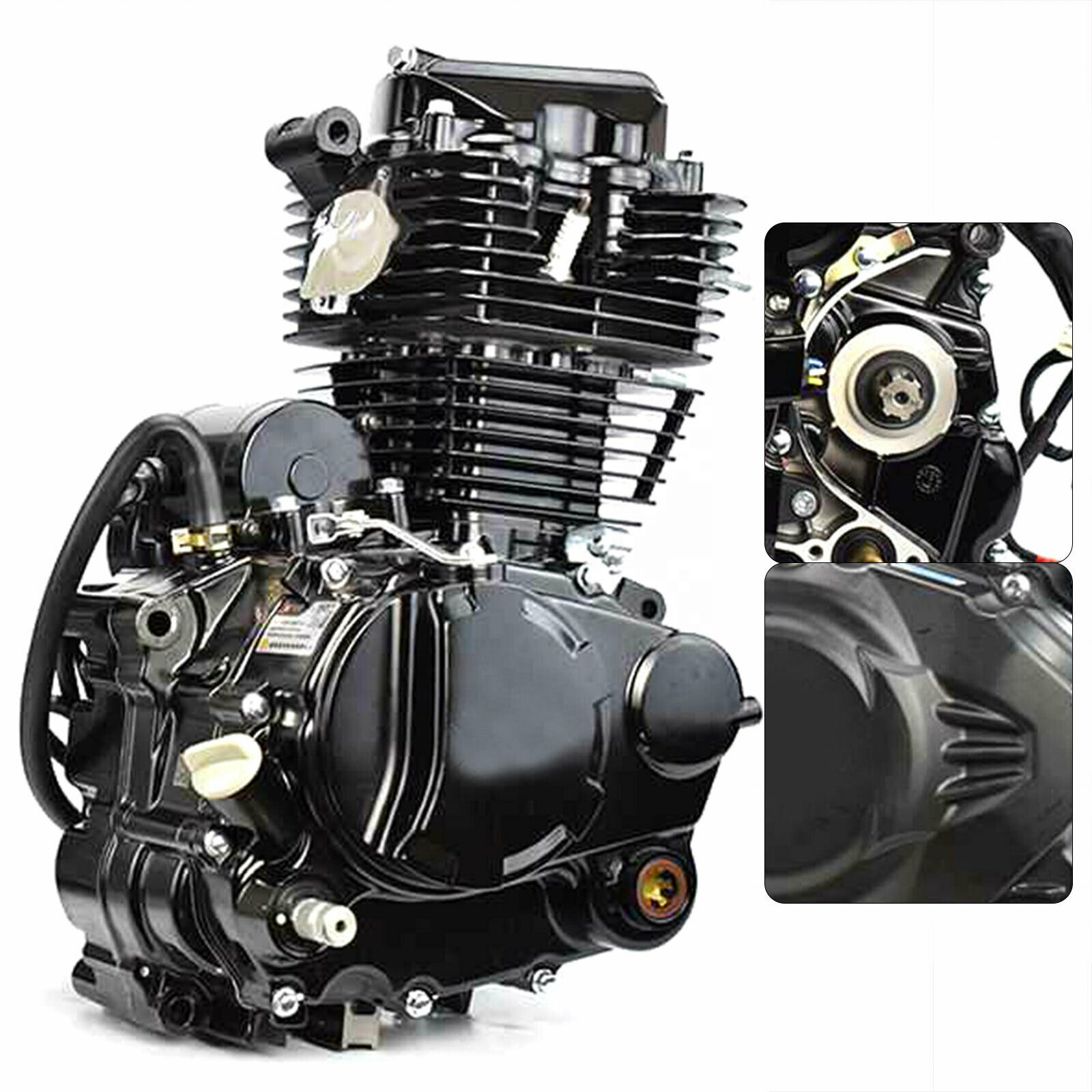 Motorcycle Engine 350cc 13.5KW Water-cooled Single Cylinder 4 Stroke Motor Kick start