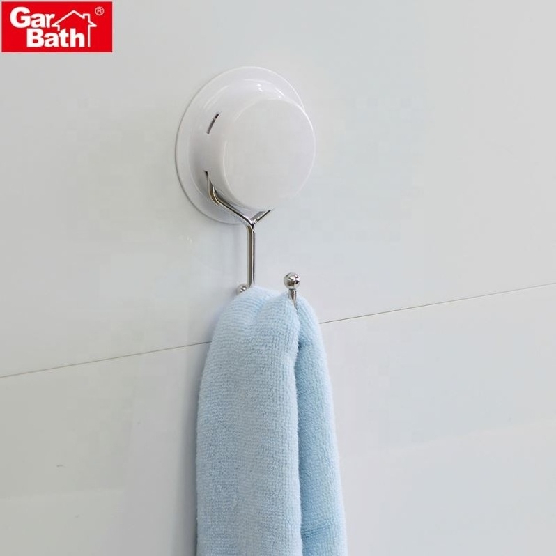 Bathroom Kitchen Hand Towel Hook Robe Hanger Powerful Vacuum Suction Cup Wall Hook