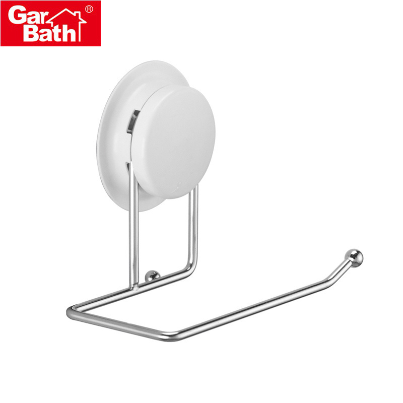 Wall Bathroom Hand Towel Paper Holder Stainless Steel Suction Cup Toilet Paper Roll Holder