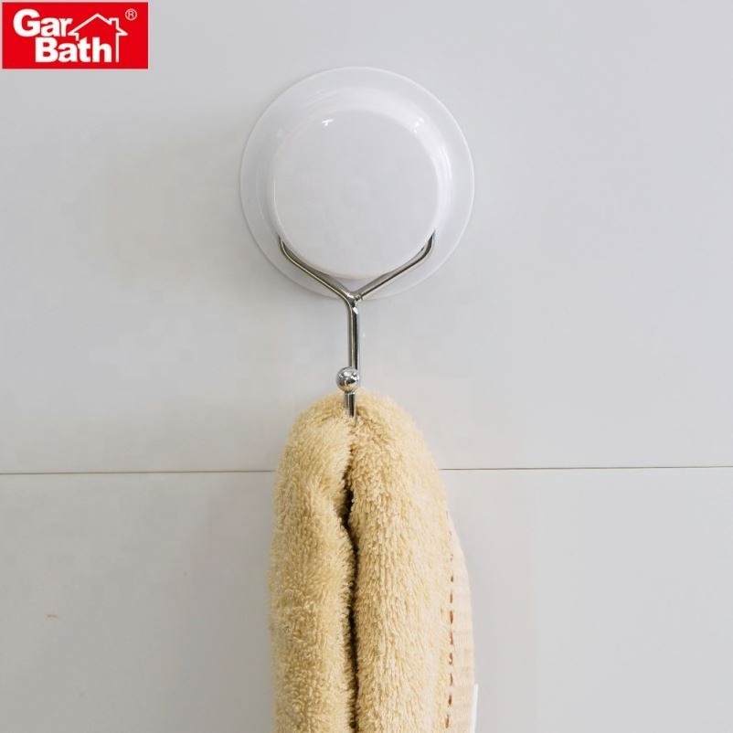 Bathroom Kitchen Hand Towel Hook Robe Hanger Powerful Vacuum Suction Cup Wall Hook