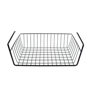 Customized Under Shelf Sliding Metal Kitchen Under Cabinet Hanging Storage Wire Basket