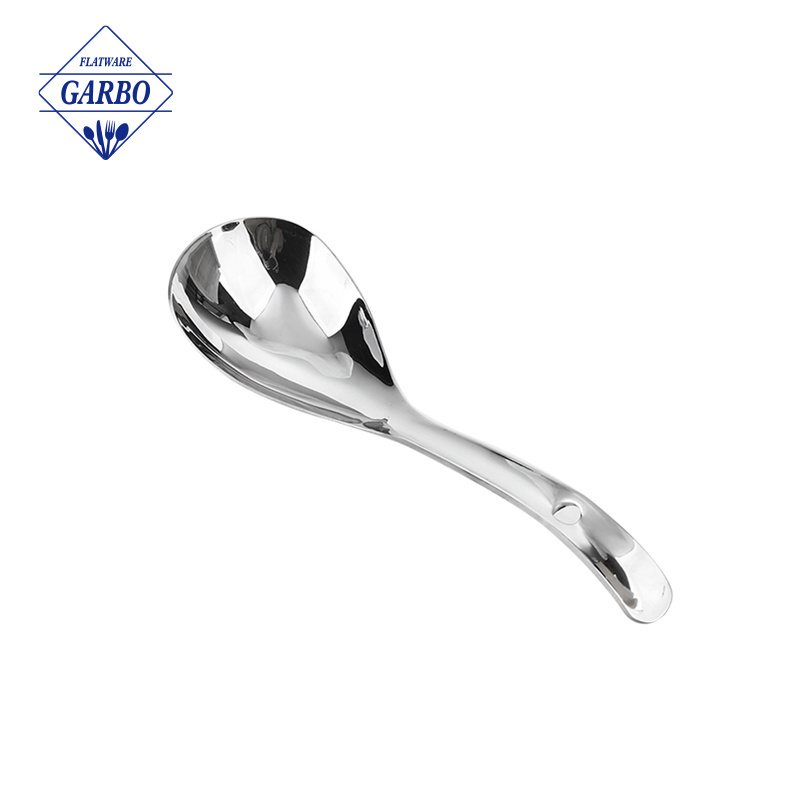 Bulk metal 410SS cheap wedding sliver forks and spoons stainless steel for dinner table spoon with bead design handle