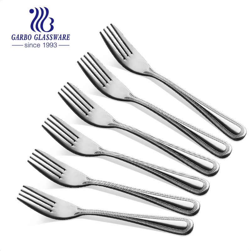 royal wedding luxury gold plated cutlery set dinner fork stainless steel cutlery titanium matte dessert fork