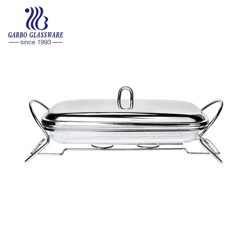 Thermal baking tray with metal stainless steel an lid biscuit baking tray