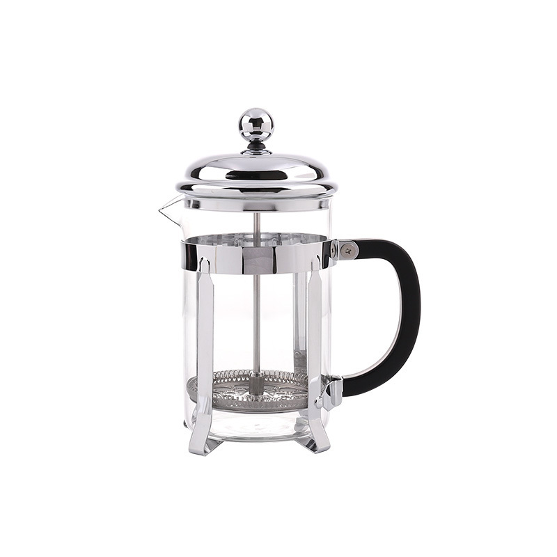 1000ml borosilicate glass teapot glass hot jug with stainless steel cover and handle hot selling glass coffee maker carafe