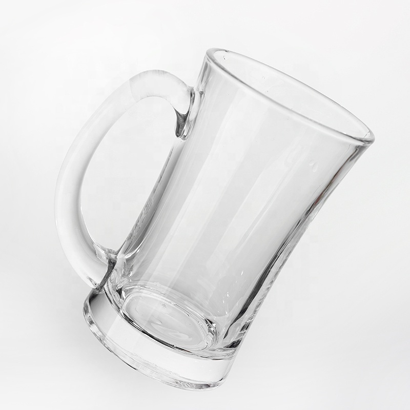 factory wholesale cheap price drinking glassware custom logo beer mug glass steins mug 18oz large glass beer mugs with handle