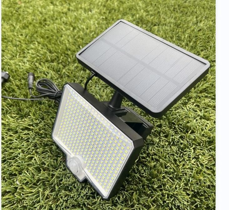 294 LED Solar Motion Sensor Lights 2600Lm Solar Flood Lights Led Panel Light Retro Outdoor Landscape Lamp For Garden Or Villa